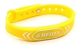 Pulseira Acesso Tag Gravável Sem Código Rfid 125 Khz Em4305