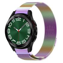 Pulseira Aço Fecho Magnético Para Galaxy Watch6 Classic 47mm