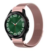 Pulseira Aço Fecho Magnético Para Galaxy Watch6 Classic 47Mm