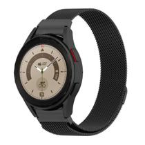 Pulseira Aço Ímã Compatível Com Watch 5 Pro 45mm SM-R920