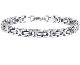 Pulseira Aço Inox Cubana 8mm