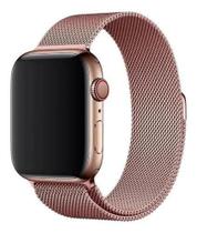 Pulseira Aço Milanês Milanese Para SmartWatch 38/40/41mm Largura 20 - 42/44mm 47/49mm Largura 21 - MP ALUMINIO