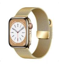 Pulseira Aço Milanês Milanese Para SmartWatch 38/40/41mm Largura 20 - 42/44mm 47/49mm Largura 21 Pulseira Aço Milanês Milanese Para SmartWatch 38/40/41mm Largura 20 - 42/44mm 47/49mm Largura 21