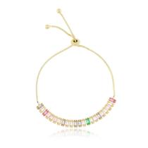 Pulseira ajustavel, banhada a ouro 18k