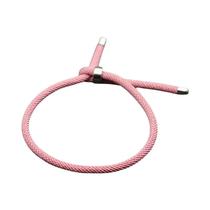 Pulseira Ajustável De Aço Inoxidável Minimalista Com Corda Para Mulheres E Homens, Não Desbotável,