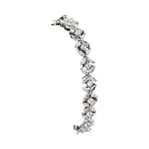 Pulseira Ajustável De Folhas Prateadas Para Mulheres, Joia De Moda, Presente De Aniversário Pulseira Ajustável De Folhas Prateadas Para Mulheres, Joia De Moda, Presente De Aniversário