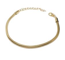 Pulseira Ajustável Dourada 23cm