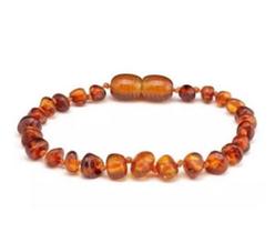 PULSEIRA AMBAR BARROQUE COGNAC 14cm (BEBÊ) - AMBAR BABY CARE