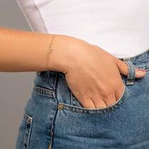 Pulseira amor banhada a ouro 18k Cód. 5516741900 TAM 19 CM