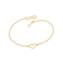 Pulseira amor folheada a ouro 551674 Rommanel Pulseira amor folheada a ouro 551674 Rommanel