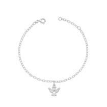 Pulseira Anjinho em Prata 925 Pulseira Anjinho em Prata 925