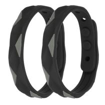Pulseira Antiestática de Silicone MECCANIXITY 2 Unidades Preta