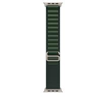 Pulseira Apple Watch Alpine Loop verde escuro em titânio 49 mm