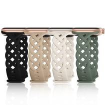 Pulseira Apple Watch IWABCertoo Slim de silicone, pacote com 4, 38 mm/40 mm