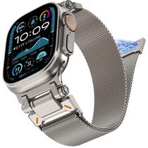 Pulseira Apple Watch Milanese Loop Ultra 2 em Titânio - Wingle