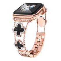 Pulseira Apple Watch Musk-MSKR Luxury Metal Diamond Rose Gold Pulseira Apple Watch Musk-MSKR Luxury Metal Diamond Rose Gold