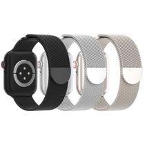 Pulseira Apple Watch Steezrd Mesh Metal 38 mm a 45 mm em aço inoxidável Pulseira Apple Watch Steezrd Mesh Metal 38 mm a 45 mm em aço inoxidável