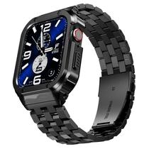 Pulseira Apple Watch SUPLINK de aço inoxidável 45 mm para homens Pulseira Apple Watch SUPLINK de aço inoxidável 45 mm para homens