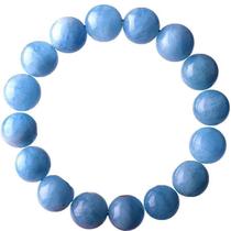 Pulseira Aquamarine para mulheres e homens, Água-marinha natural de 8 mm
