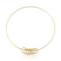pulseira argola feminina argolinhas casamento idade ouro 10k pulseira argola feminina argolinhas casamento idade ouro 10k