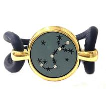 Pulseira Armem Rr Bijoux Couro Estrela ul Marinho Pulseira Armem Rr Bijoux Couro Estrela ul Marinho