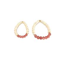 Pulseira Armem Rr Bijoux Mãe E Filha Pérolas Pedra Rosa