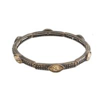 Pulseira Armem Rr Bijoux Navete Cristal Ouro Velho