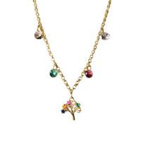 Pulseira Arvore Da Vida Com Zirconias Coloridas Pulseira Arvore Da Vida Com Zirconias Coloridas