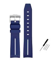 Pulseira Azul Marinho p/ Relogio Omega Swatch Moonswatch 20mm