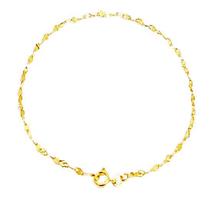 Pulseira Balãozinho Feminina 18cm 0.6 grama em Ouro 18k