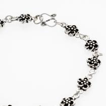 Pulseira Bali Flores Prata 925