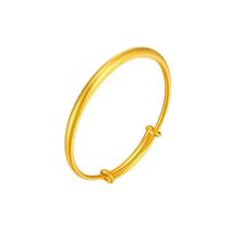 Pulseira Bangle banhada a ouro para mulheres, 30g, clássica fosca Pulseira Bangle banhada a ouro para mulheres, 30g, clássica fosca