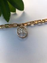 Pulseira banhada a ouro árvore da vida Pulseira banhada a ouro árvore da vida