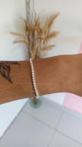 Pulseira banhada a prata