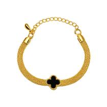 Pulseira Banhado A Ouro 18k Pingente Sorte