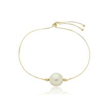 Pulseira Banhado A Ouro Com Pérola