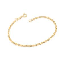 Pulseira banhado ouro 3x 24k 18k e 22k feminina fio diamantado e batido rommanel 17 18 20cm 550458