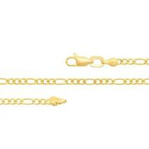 Pulseira banhado ouro 3x 24k 18k e 22k masculina rommanel fio alternado 3x1 18cm 19cm 550050