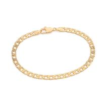 Pulseira banhado ouro 3x 24k 18k e 22k masculina rommanel groumet riscos 19 20 21 e 22 cm 552128 Pulseira banhado ouro 3x 24k 18k e 22k masculina rommanel groumet riscos 19 20 21 e 22 cm 552128