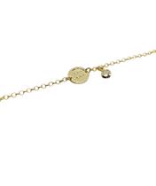 Pulseira Belca Signo Aquario Com Pingente No Banho De Ouro Pulseira Belca Signo Aquario Com Pingente No Banho De Ouro