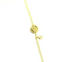 Pulseira Belca Signo Cancer Com Pingente, No Banho De Ouro