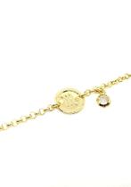 Pulseira Belca Signo Escorpião Com Pingente No Banho De Ouro Pulseira Belca Signo Escorpião Com Pingente No Banho De Ouro