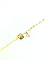 Pulseira Belca Signo Gêmeos Com Pingente, No Banho De Ouro Pulseira Belca Signo Gêmeos Com Pingente, No Banho De Ouro