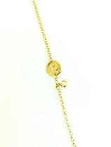 Pulseira Belca Signo Libra Com Pingente, No Banho De Ouro Pulseira Belca Signo Libra Com Pingente, No Banho De Ouro