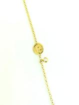Pulseira Belca Signo Libra Com Pingente, No Banho De Ouro