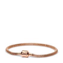 Pulseira BERING Artic Symphony Collection Mesh 19 cm em ouro rosa