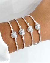 Pulseira Berloque CORAÇÃO prata 925 Pulseira Berloque CORAÇÃO prata 925