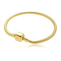 Pulseira Berloque Pandora Banhado a Ouro 18k Premium