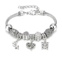 Pulseira Berloques Pingentes Prata Life Coracao Desenhos Cor Pulseira Berloques Pingentes Prata Life Coracao Desenhos Cor