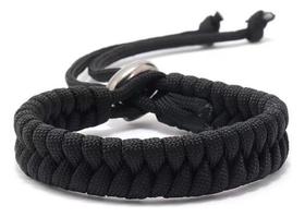 Pulseira Beta Wears Ajustável Nylon Trancada Aventura - Pulseira Beta Wears Ajustável Nylon Trancada Aventura -
